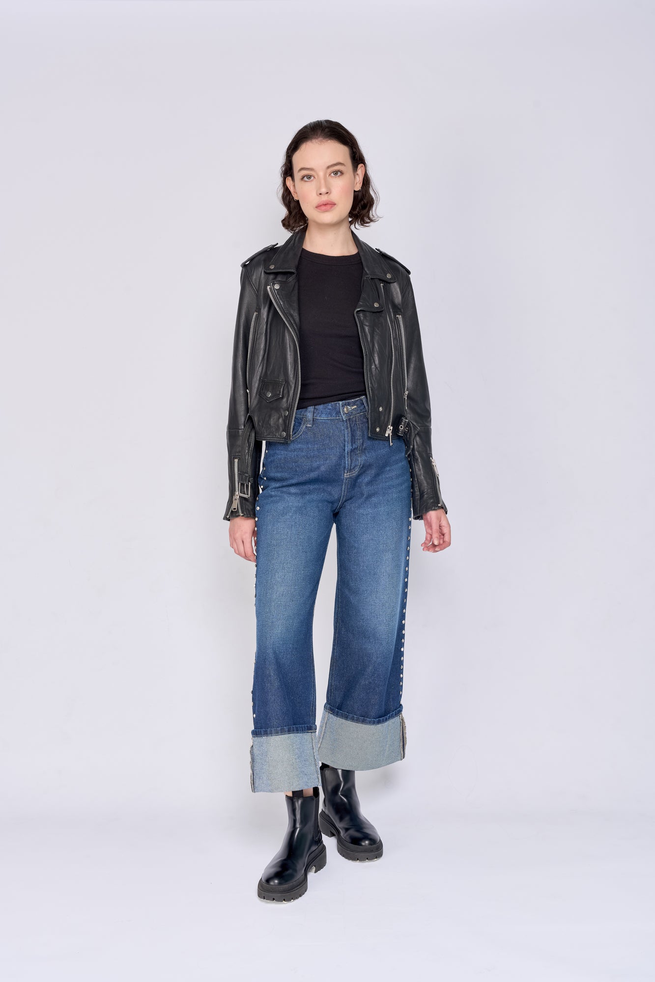 Stud Flare Jean 039