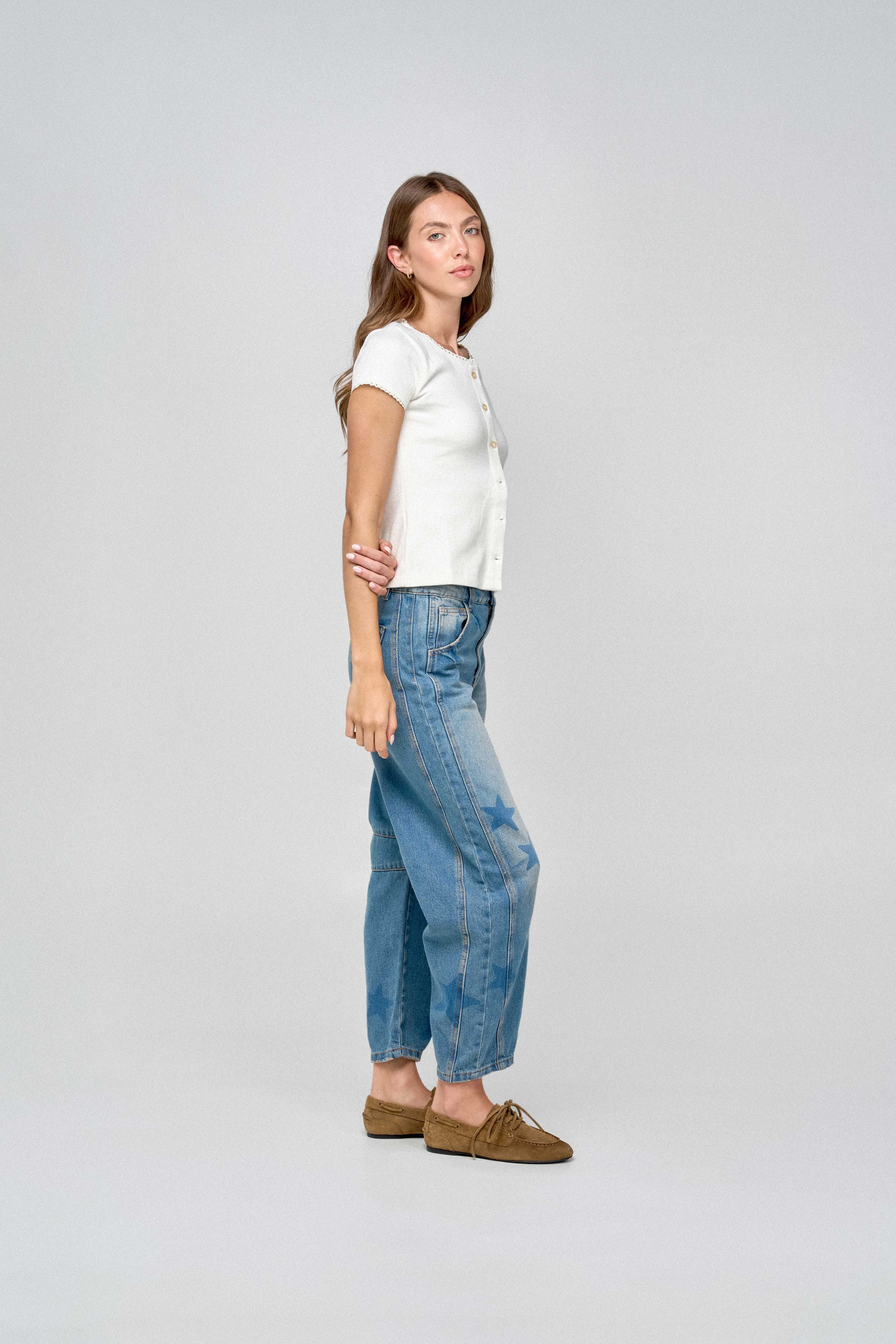 Soft star barrel jean 177