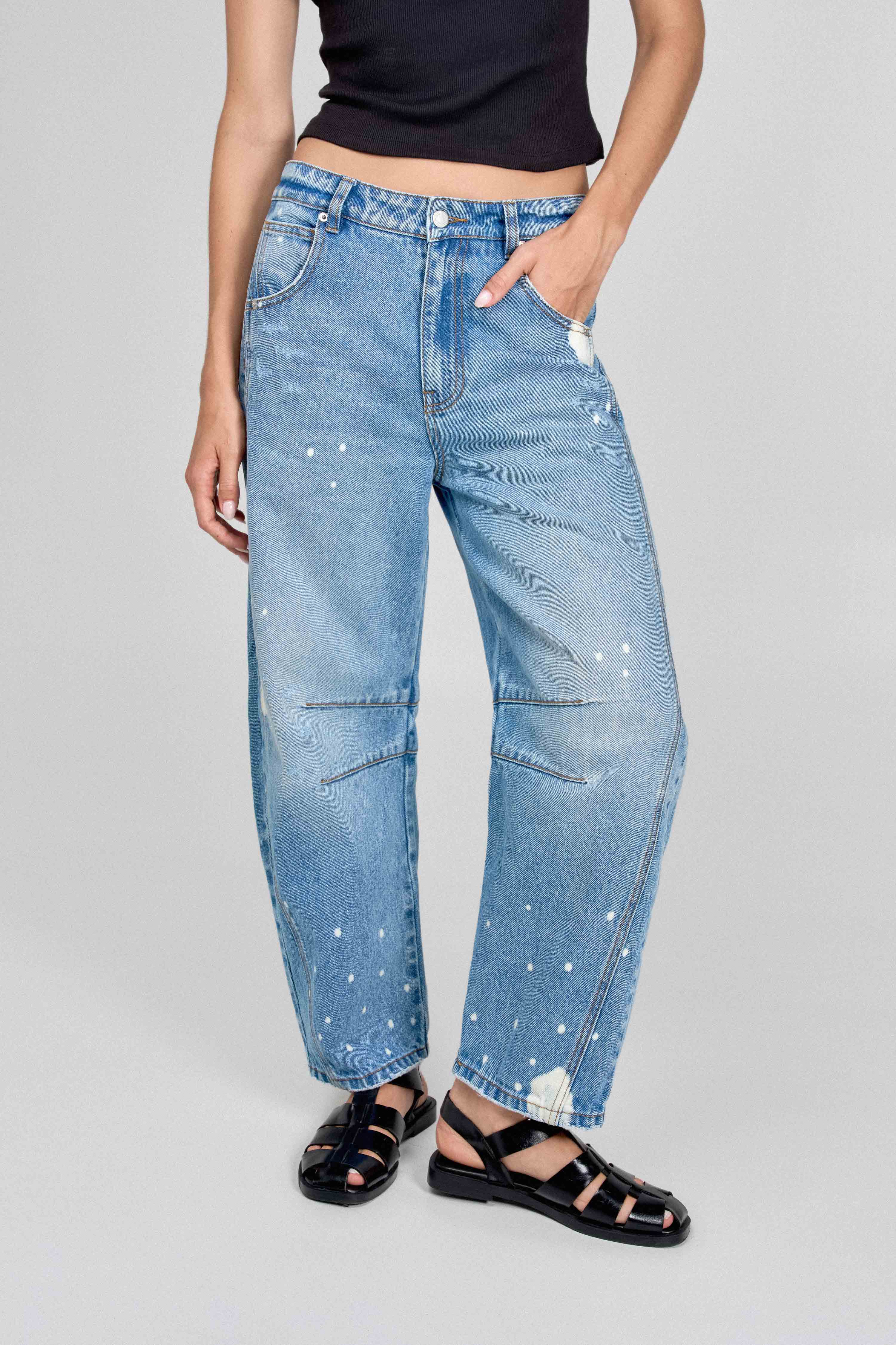Soft barrel jean 181