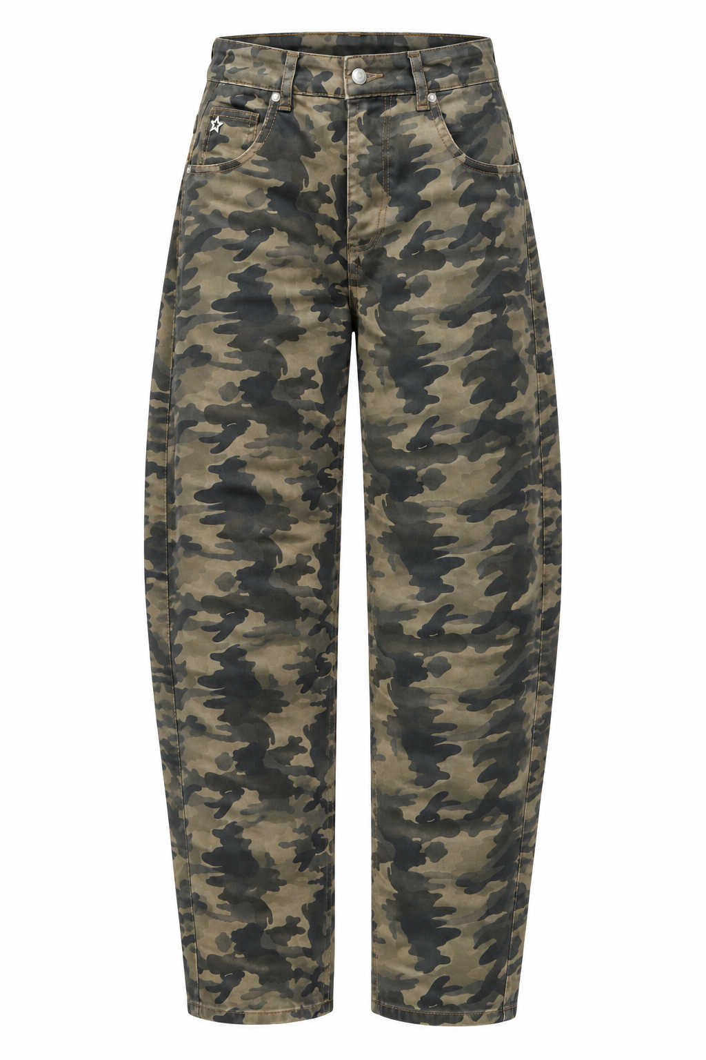 Camo barrel jean 201
