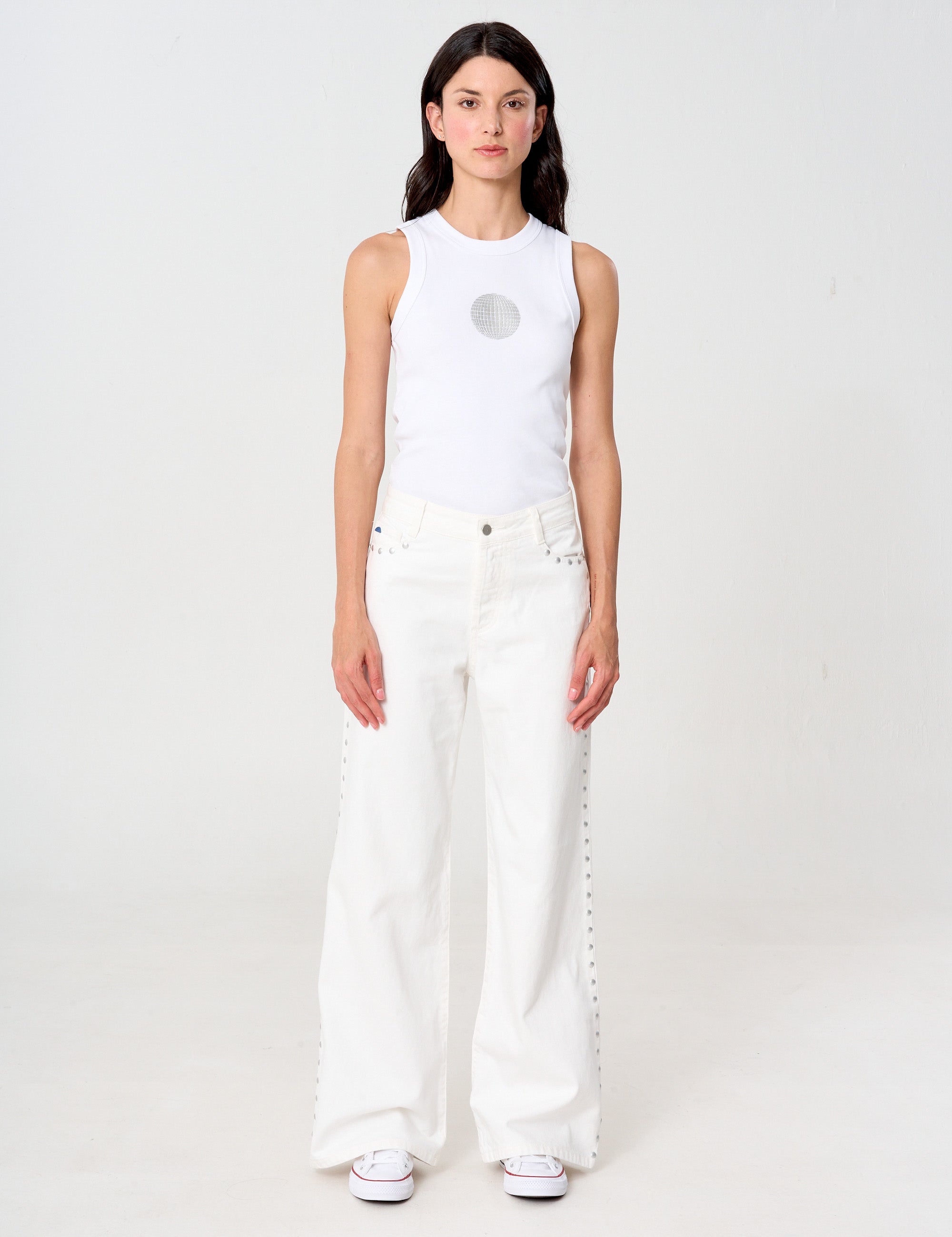 jean femenino con taches 