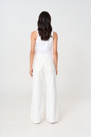 jean femenino con taches 