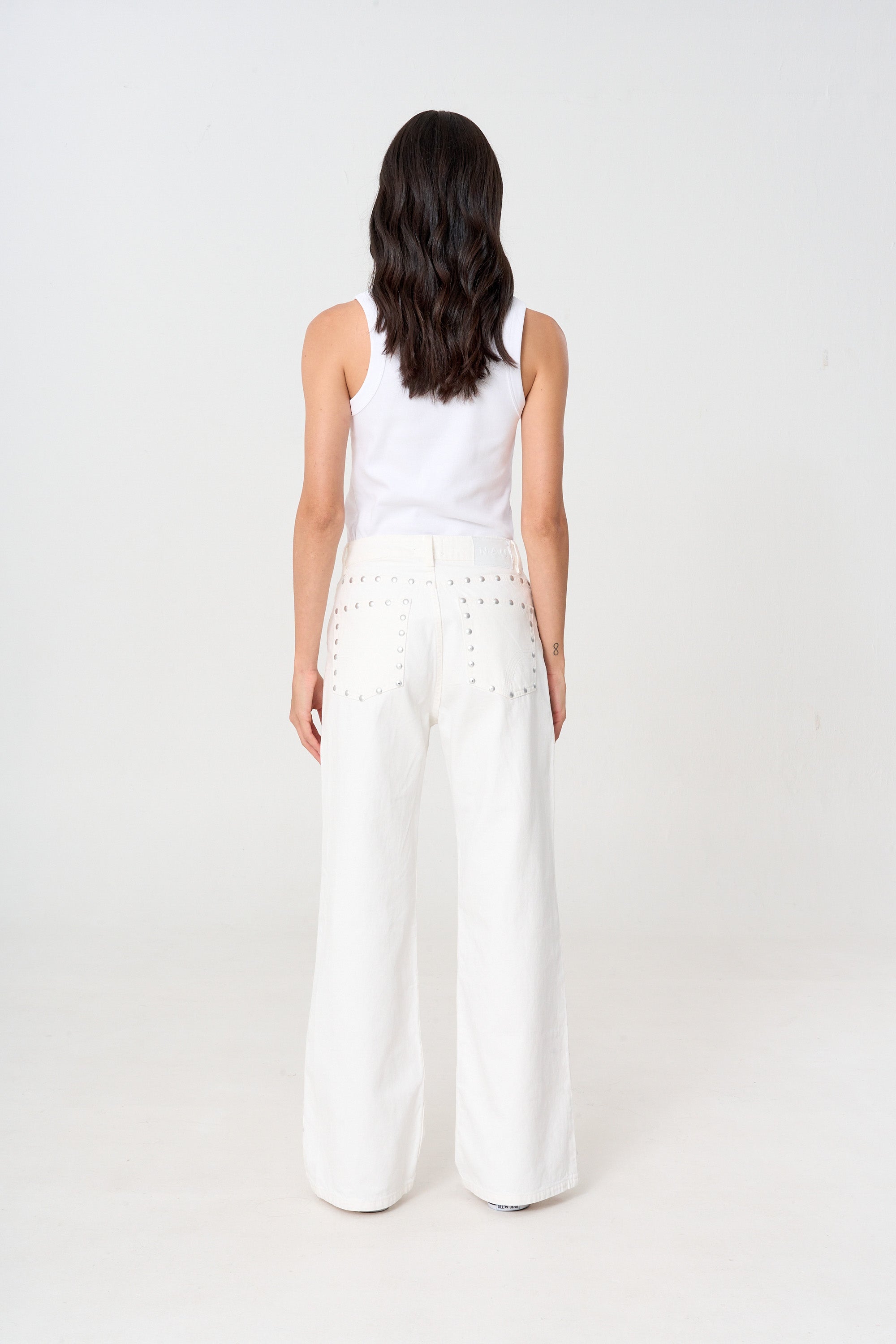 jean femenino con taches 