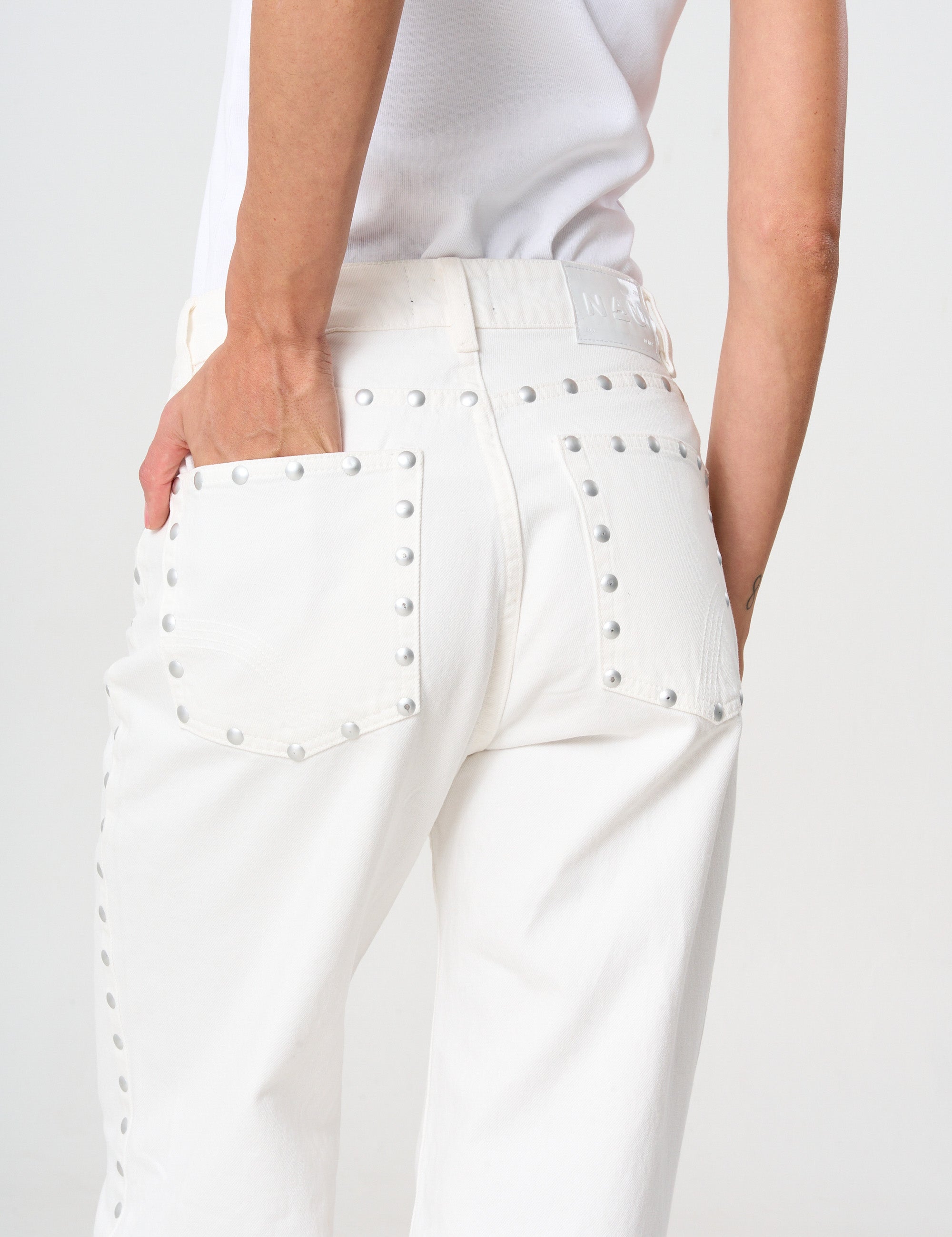 jean femenino con taches 