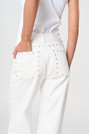 jean femenino con taches 