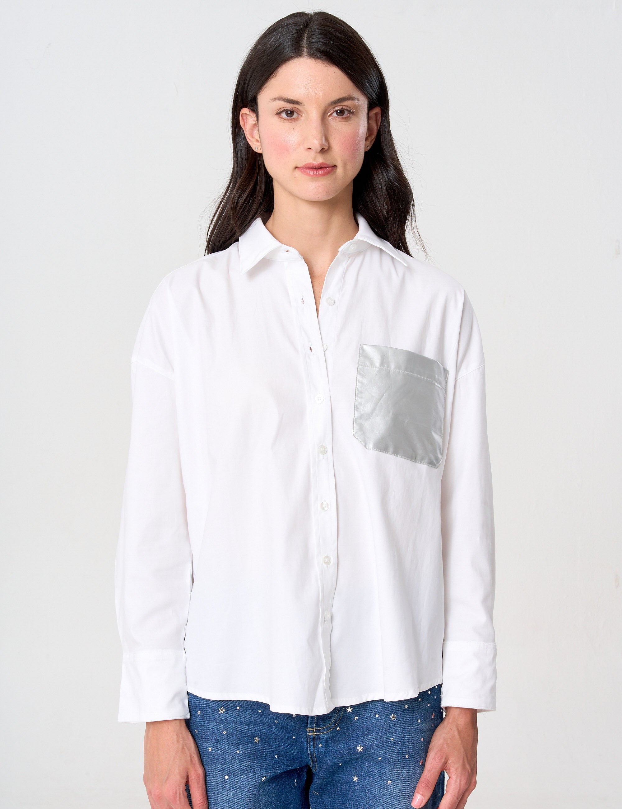camisa femenina blanca 