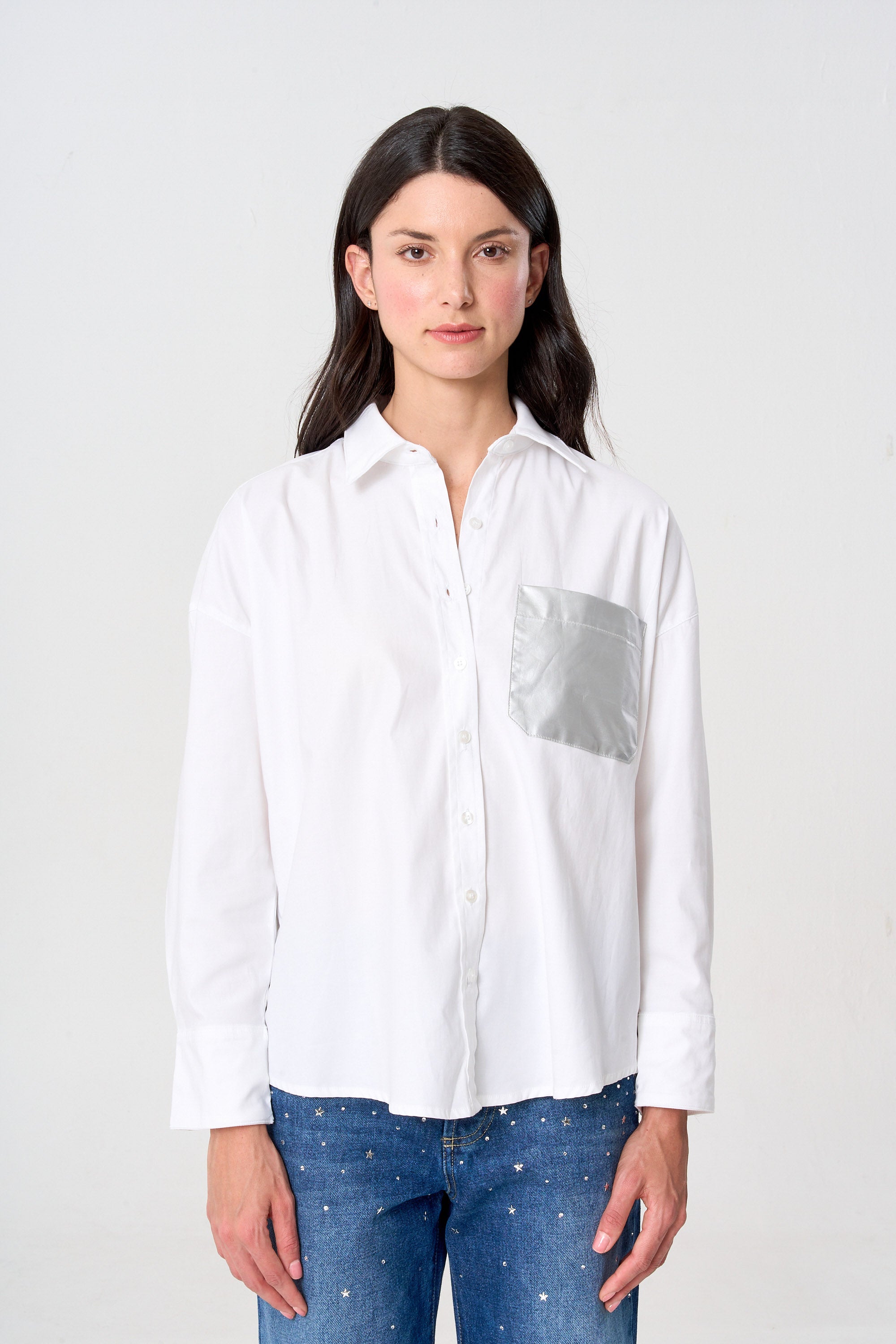 camisa femenina blanca 