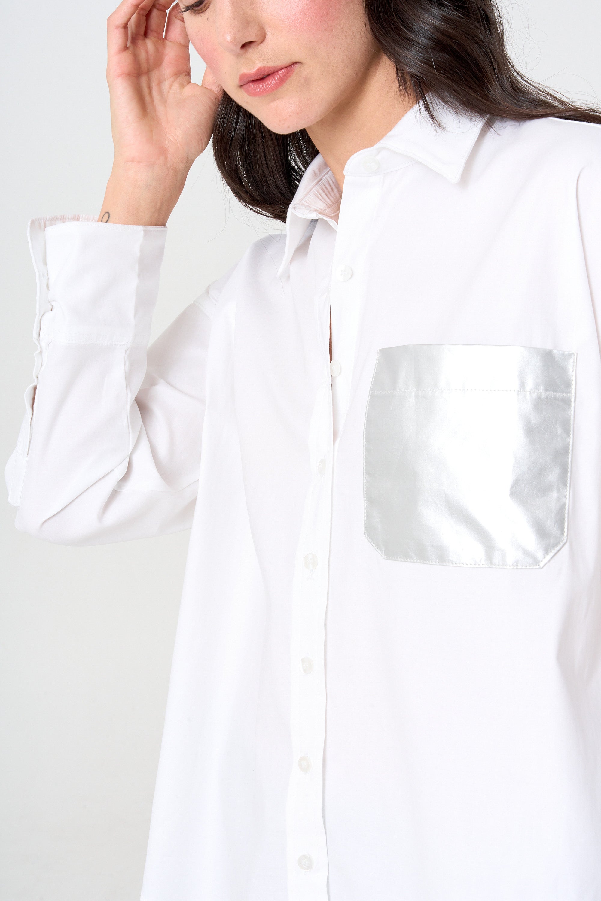 Shiny pocket Shirt 111