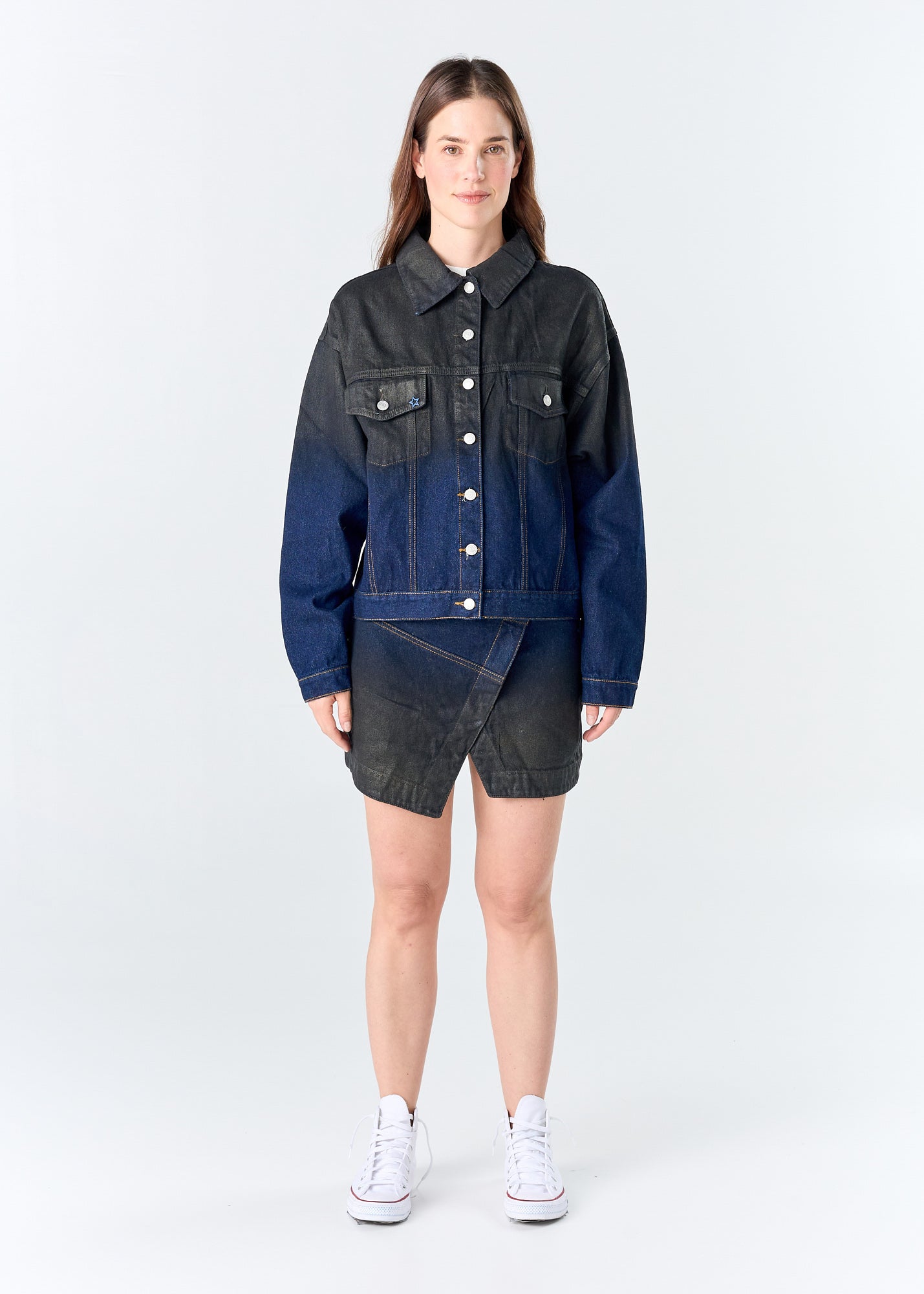 Set Shadow Jacket and Skirt