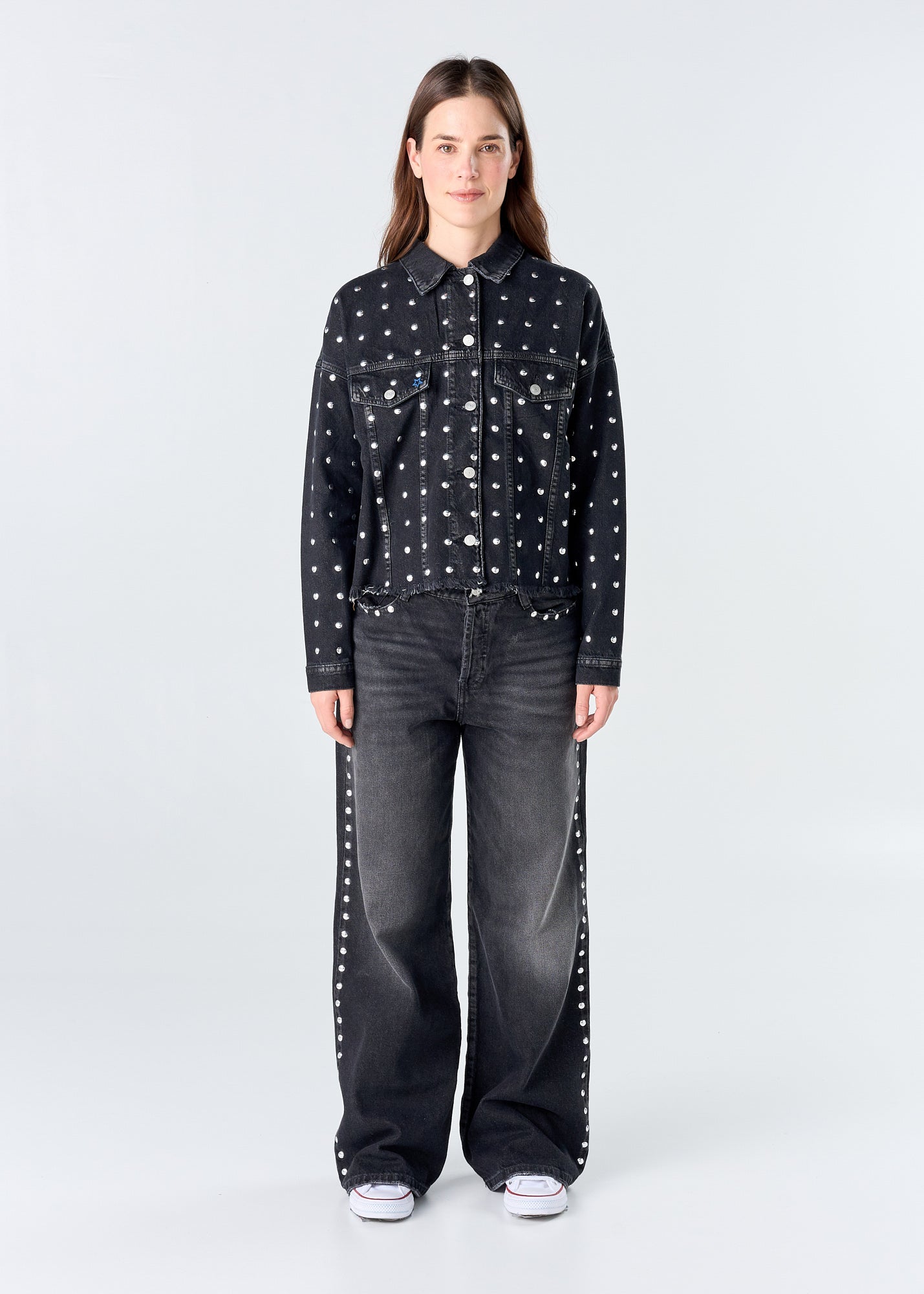 Set Spotted Jean and Jacket