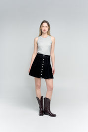 The velvet skirt 157