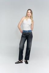 The patch straight jean 163