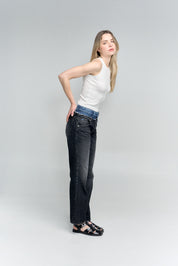 The patch straight jean 163