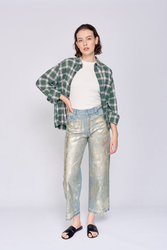 The new Shiny Wide Jean 042