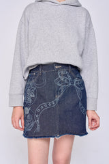 Laser Print Skirt 041