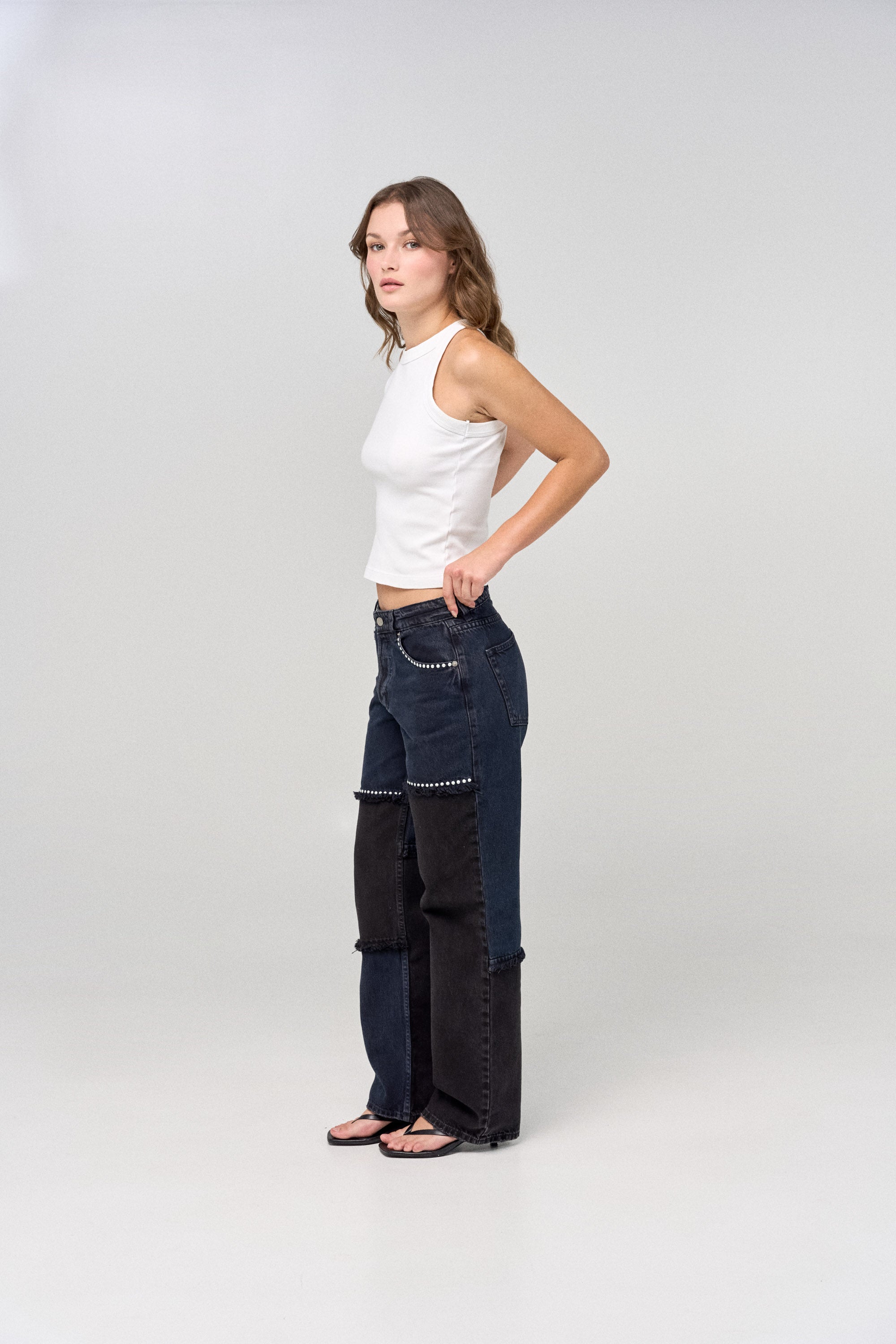 Pin straight jean 196