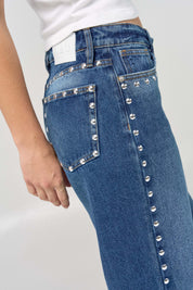 Spotted flare jean 198