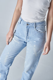 Pantalones mom jeans para mujer rotos y bolsillos, ideales para un look casual
