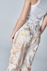Shiny Cargo Pants 059