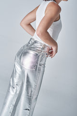 Shiny wide jean 013