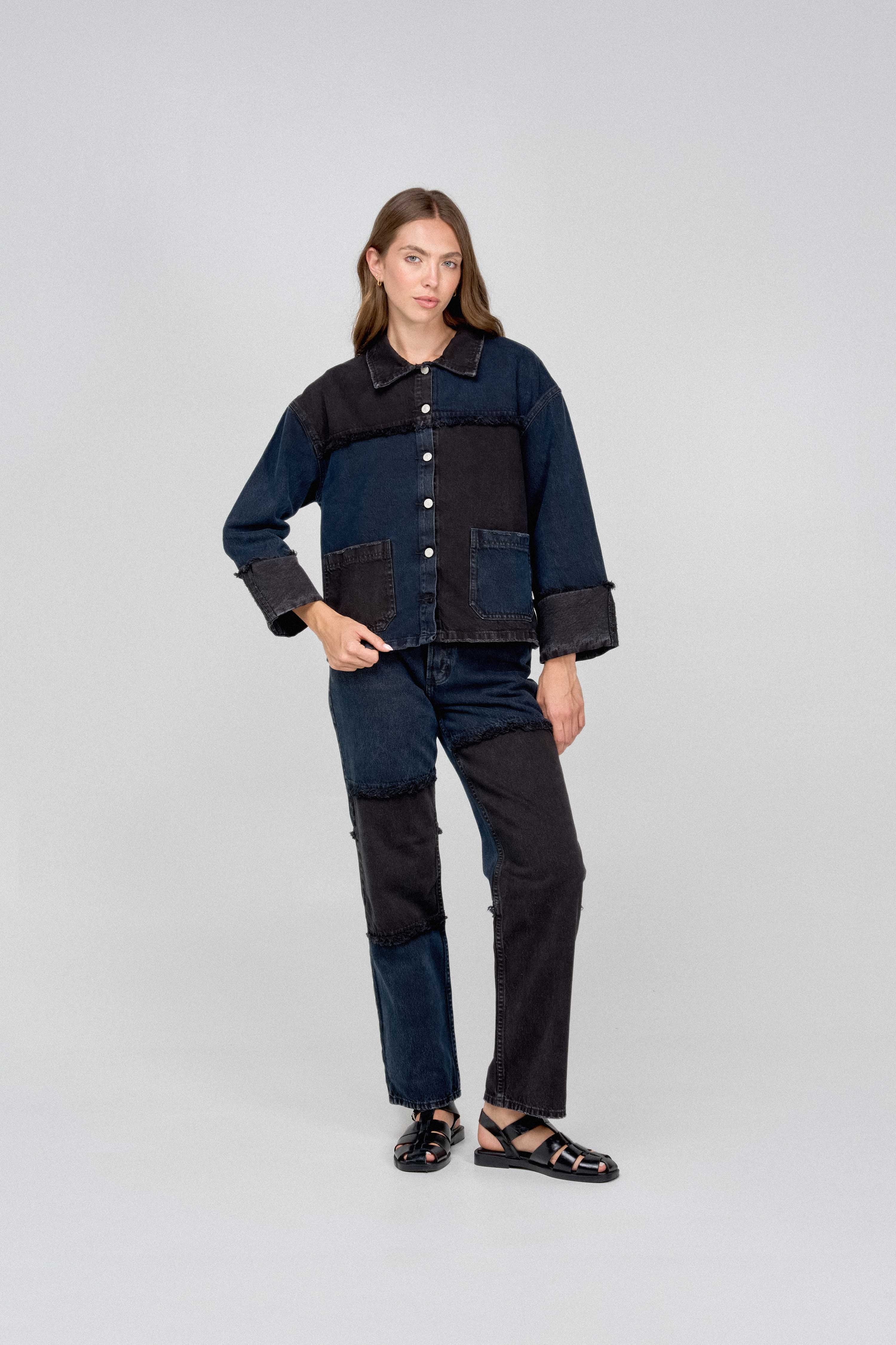 Soft dark jacket 180