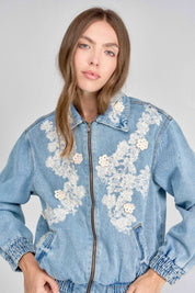 Crafted bomber jacket 174
