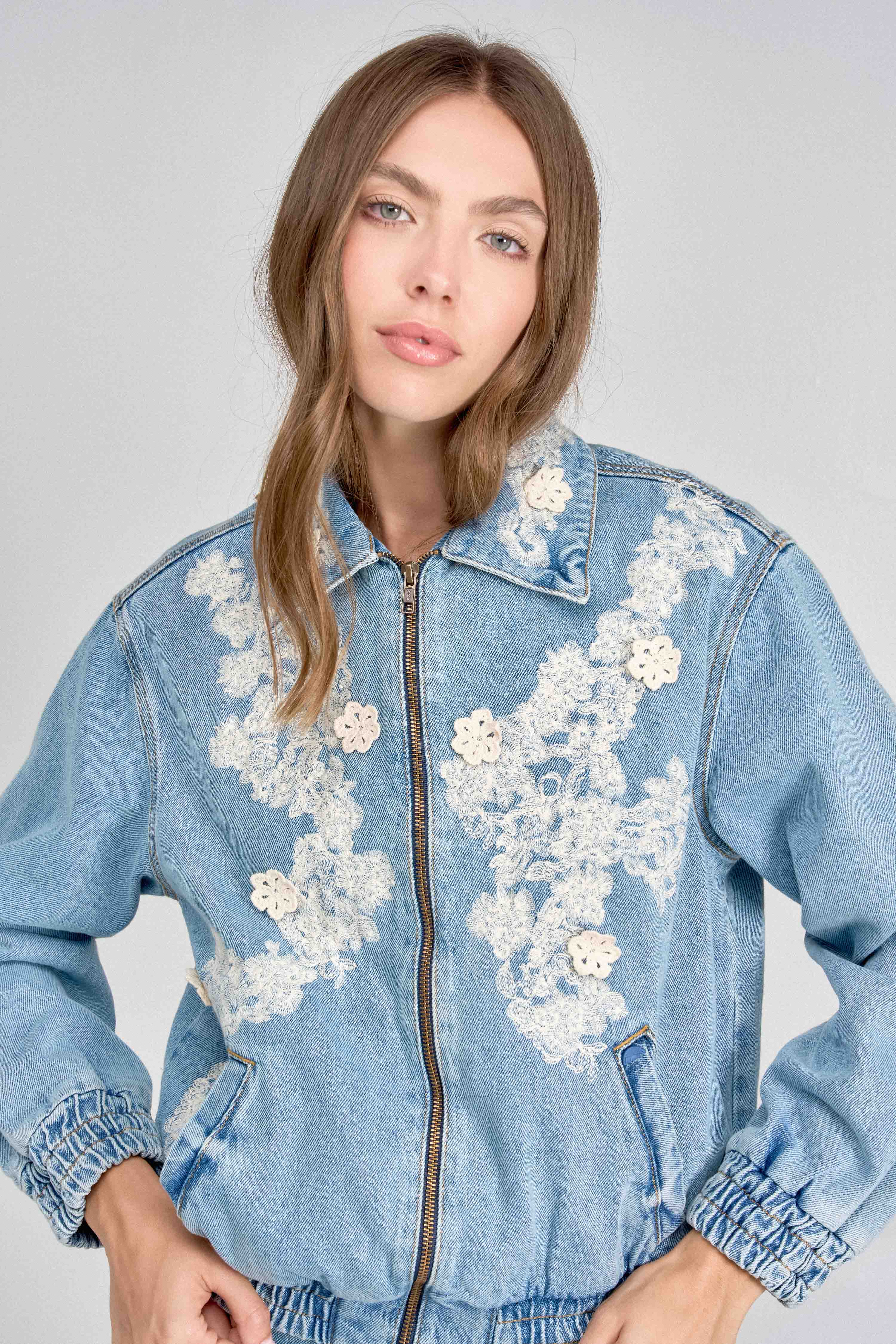 Crafted bomber jacket 174