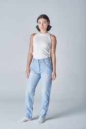 Pantalones mom jeans para mujer y estilo relajado, ideales para un look casual